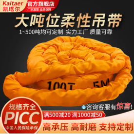 吊裝帶禁止二次拚接