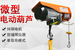 微型電動草莓成视频人APP下载特点提高車間設備起吊效率